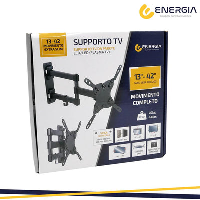 SUPPORTO TV 13-42 FULL MOTION