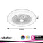 DALFON2,IND.FAN-ASSISTED, LED48W, RGB + CCT 3000-4000-6500K