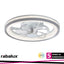 FANRICIUS,IND.FAN-ASSISTED,LED40W,SILVER CCT 3000-4000-6500K