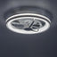 FANRICIUS,IND.FAN-ASSISTED,LED40W,SILVER CCT 3000-4000-6500K