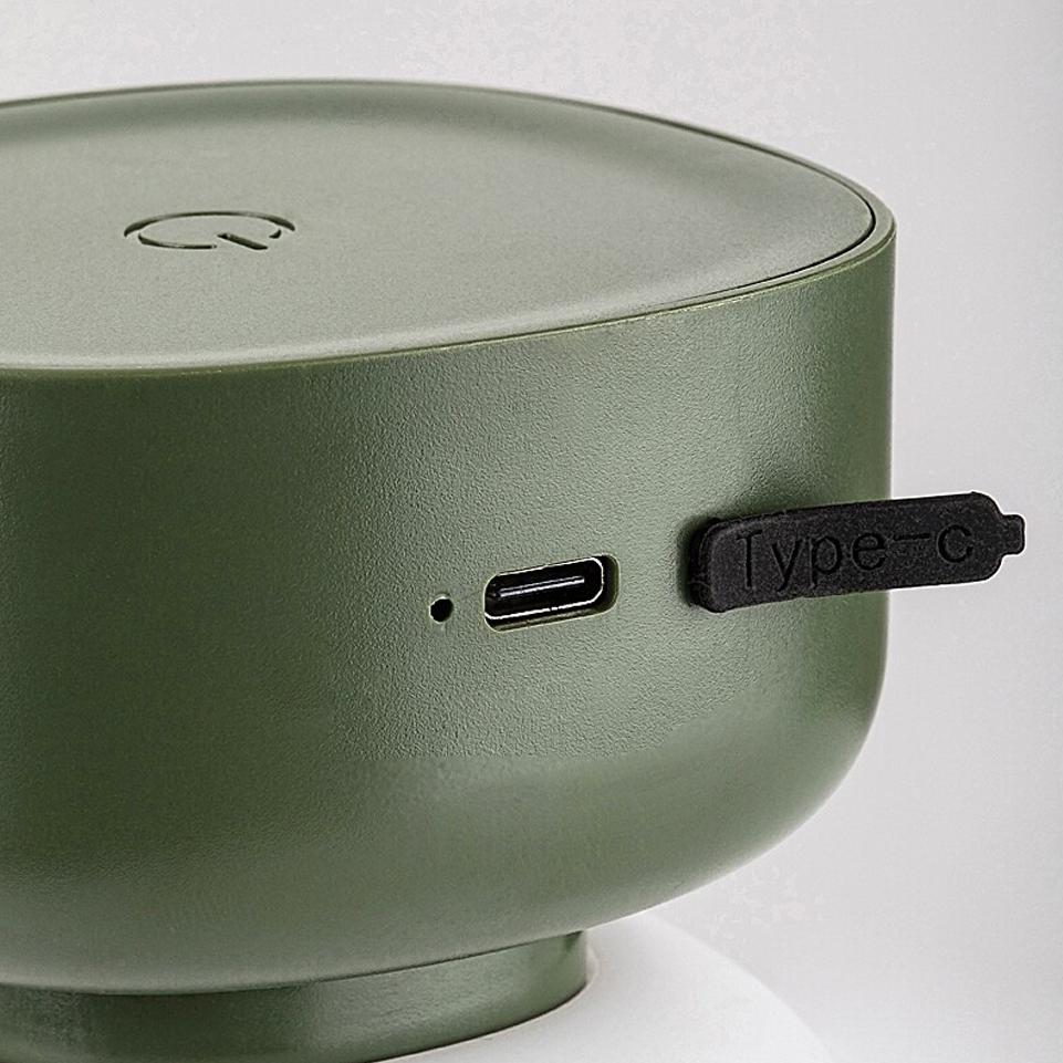 FUNES,OUTD.TABLE, LED3W, H19CM, GREEN