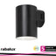 URFA WALL 9W LED ROUND BLACK   CCT 3000-4000-6500K 900LM
