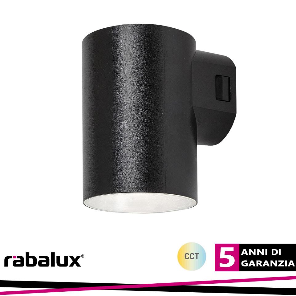 URFA WALL 9W LED ROUND BLACK   CCT 3000-4000-6500K 900LM