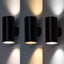 URFA WALL 18W LED ROUND BLACK  CCT 3000-4000-6500K 1800LM