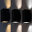 URFA WALL 18W LED SQUARE BLACK CCT 3000-4000-6500K 1800LM