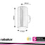 URFA WALL 18W LED ROUND WHITE  CCT 3000-4000-6500K 1800LM