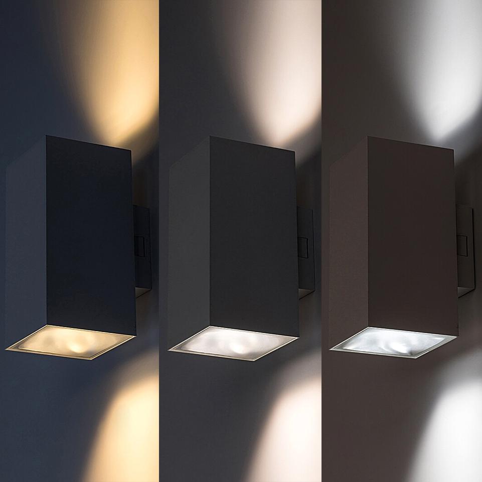 URFA WALL 18W LED SQUARE WHITE CCT 3000-4000-6500K 1800LM