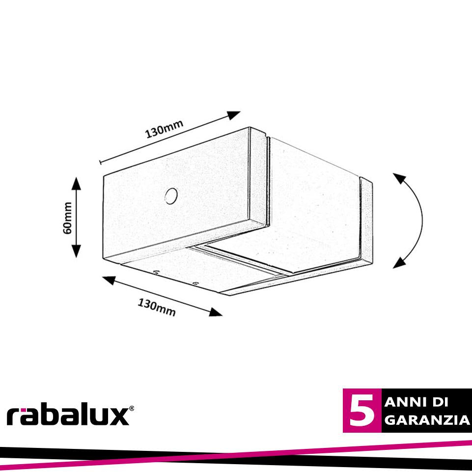 CUBBINGTON,OUTD.WALL, LED10W, L13CM