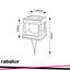 HOLNE,OUTD.GROUND MOUNTED, 0,3W, H11,5CM
