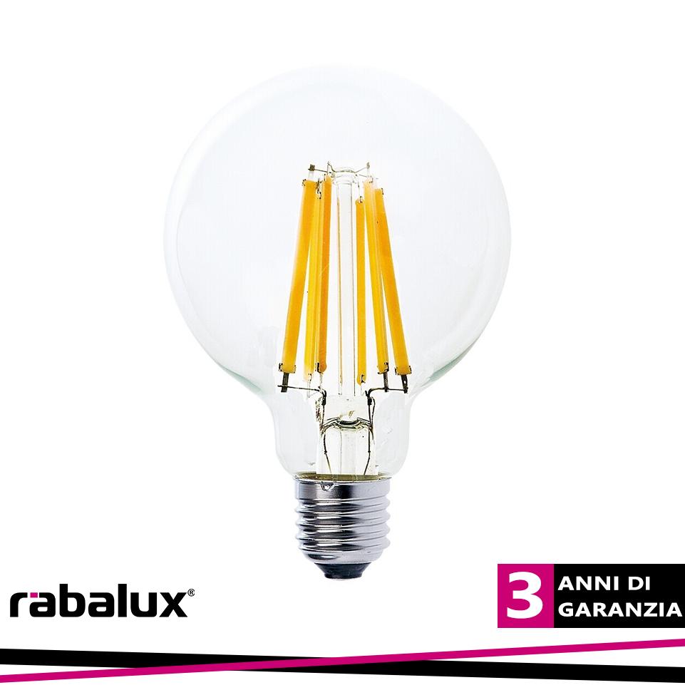 FIL. LED, E27 G95, 12W, 2000LM, 3000K