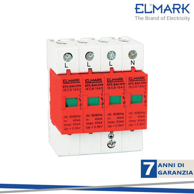 SCARICATORE DI SOVRATENSIONE   SPD-C20/3PN 20KA