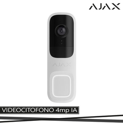 AJAX DOORBELL 4MP WHITE WIFI IP54 IA
