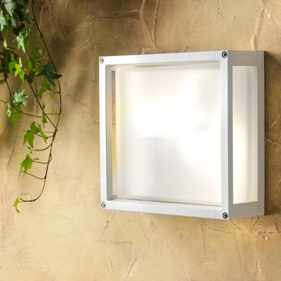 PLAFONIERA 2X12E27 WHITE IP54
