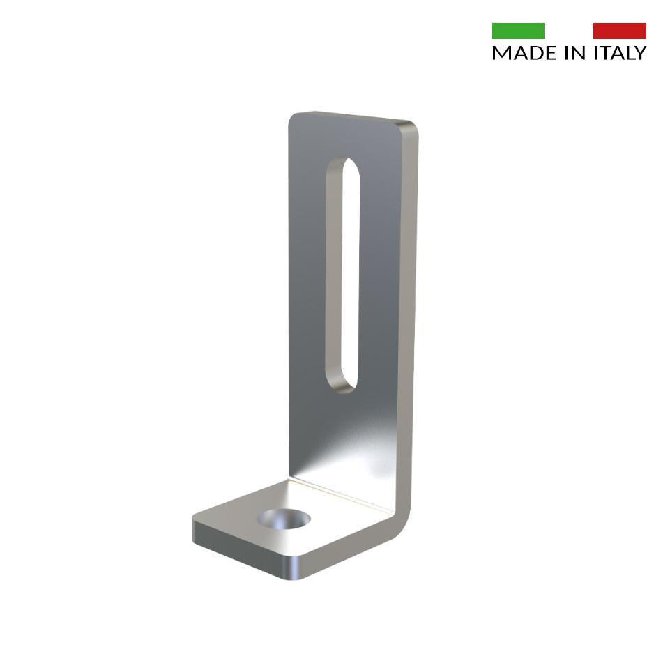 PIASTRA A "L" DI SUPPORTO PER  TIRAFONDO D.12MM