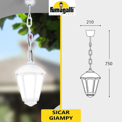 SICAR/GIAMPY BIANCO OPALE E27