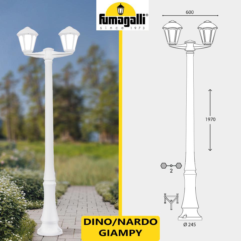 DINO NARDO/GIAMPY 2L BIANCO OPALE E27 8,5W CCT