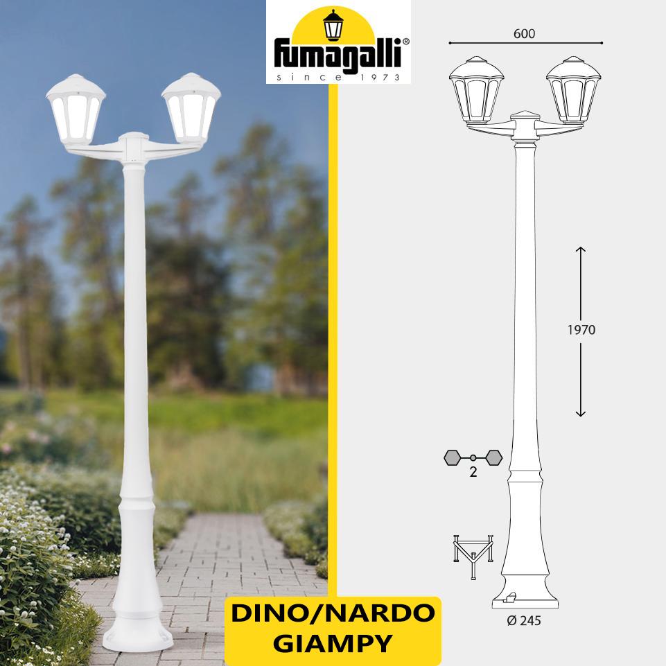 DINO NARDO/GIAMPY 2L BIANCO OPALE E27 8,5W CCT