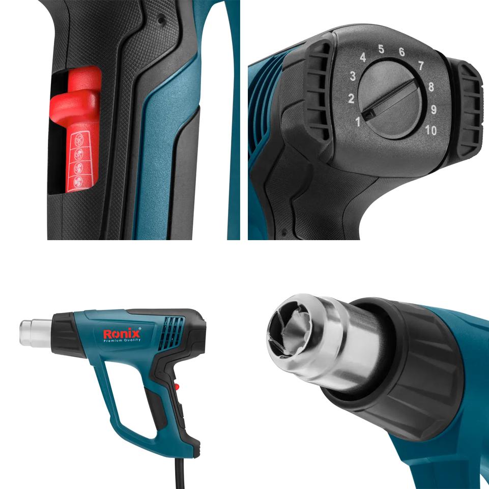 PISTOLA TERMICA 2000W 4 UGELLI RONIX