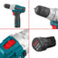 TRAPANO AVVITATORE A BATTERIA  12V 2VELOCITA 10MM CON 2 BATT