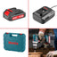 TRAPANO AVVITATORE A PERCUSSIONE 20V 2BATT. 1,5AH + CARIC.
