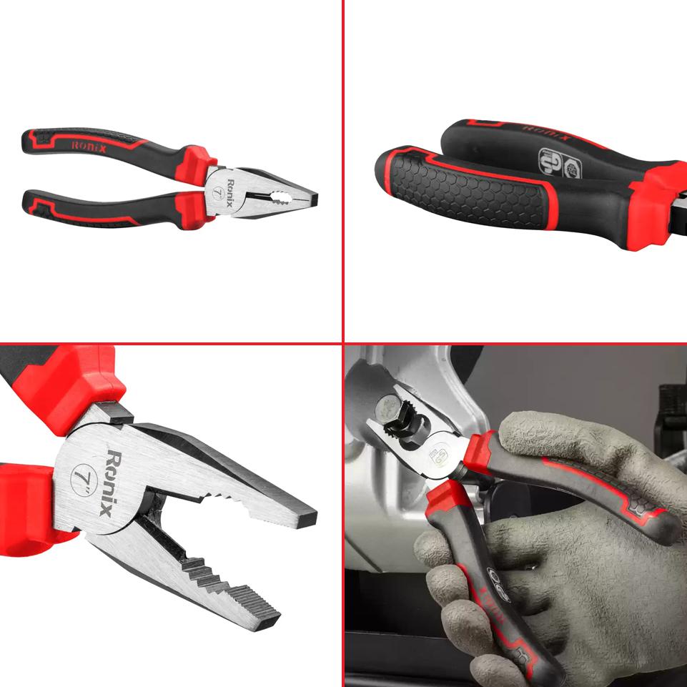 PINZA COMBINATA DA 180MM SERIE MAXI GRIP