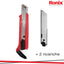 TAGLIERINO/CUTTER 18MM CON 2 LAME DI RICAMBIO