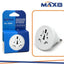 ADATTATORE DA VIAGGIO UNIVERSALE CON SPINA 2P+T 10A E P.UNIV