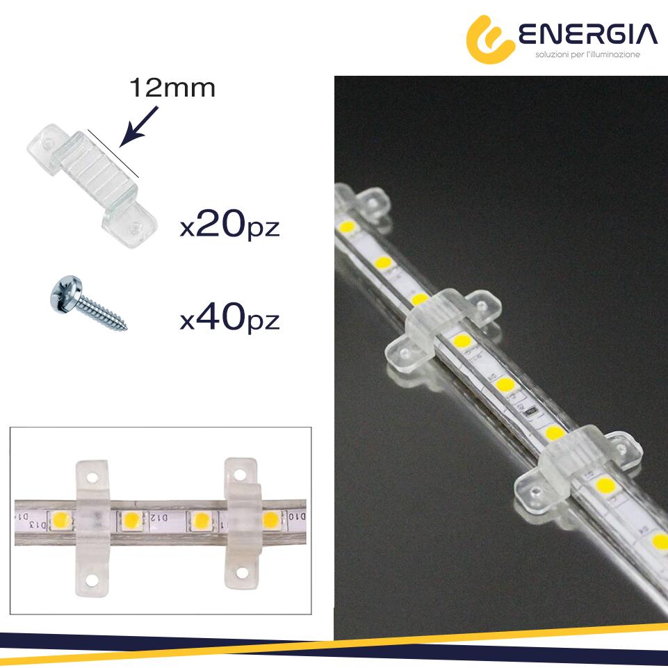 KIT MONTAGGIO PVC PER STRIPS