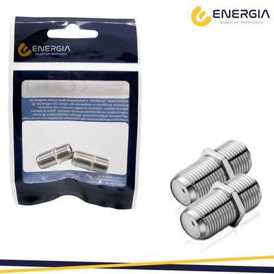 CONNETTORE F FEMMINA/FEMMINA BLISTER 2PZ