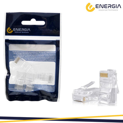 CONNETTORE RJ45 CAT5E BLISTER  4PZ