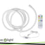 CORDA LED RGB 3MT CON TELECOMANDO 5V USB KIT PER TV