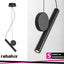 ALARIC,IND.PEND. LED3W, H120CM, BLACK