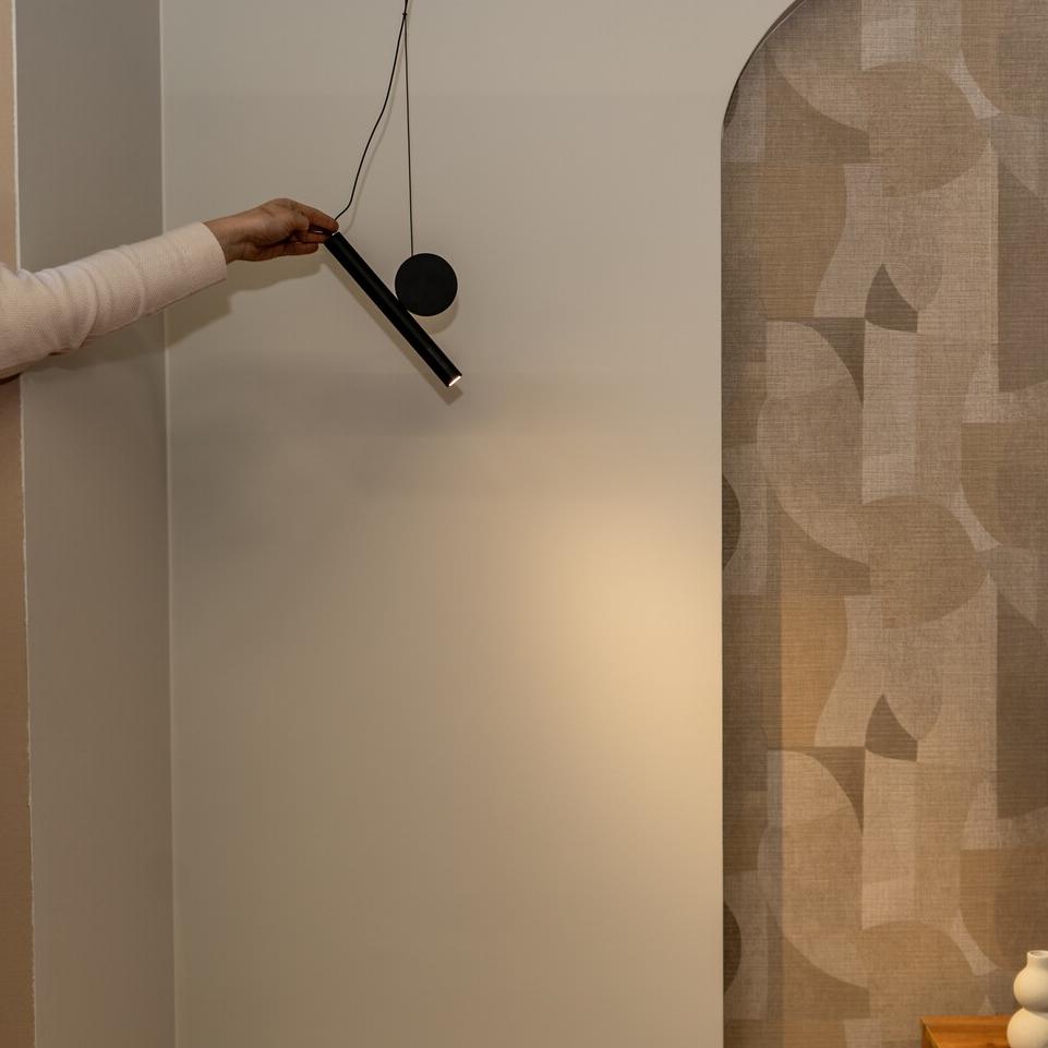 ALARIC,IND.PEND. LED3W, H120CM, BLACK