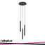 RAMIRA,IND.PEND.G9 3XMAX5W, D25CM, BLACK