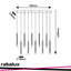RAMIRA,IND.PEND.G9 10XMAX5W, L96CM,BLACK