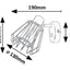 EMERENCIA,IND.WALL, E14 1XMAX40W, L19CM