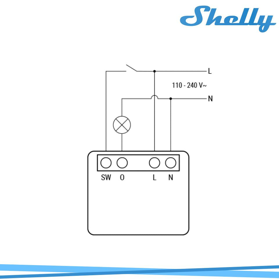 SHELLY MINI 1PM GEN3 8A AC CON MISURAZIONE CONSUMI