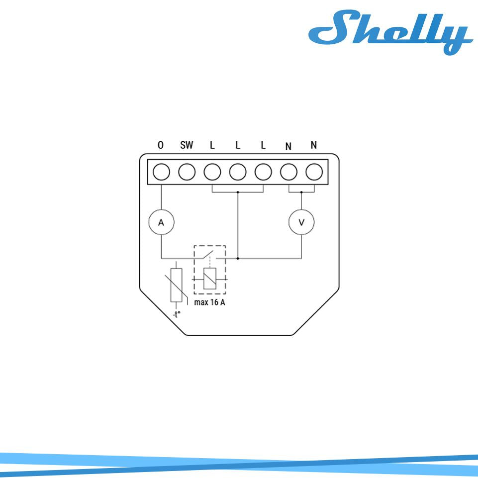 SHELLY 1PM GEN3 16A AC CON MISURAZIONE CONSUMI