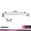 BAREG CABLIGHT T5 LED 8W 60CM  CCT (3000-4000K) BLACK