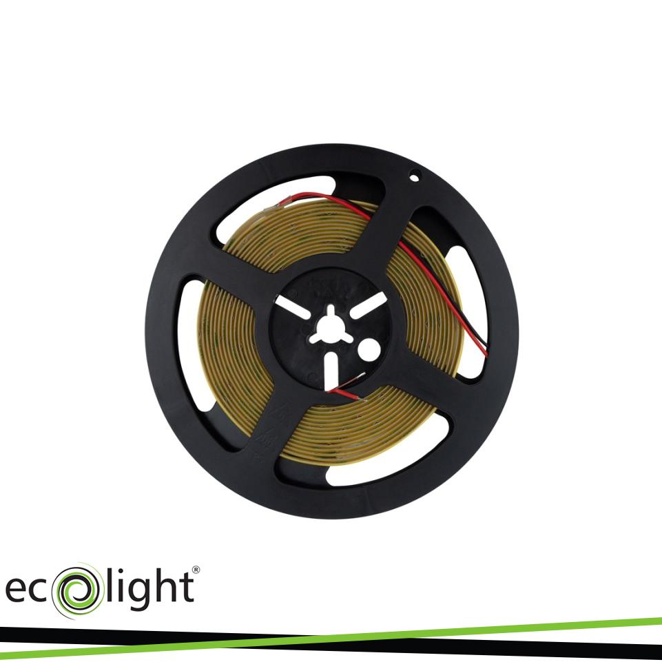 STRISCIA LED COB 480 24V 12W/M 1560LM/M 6000K IP20 5MT
