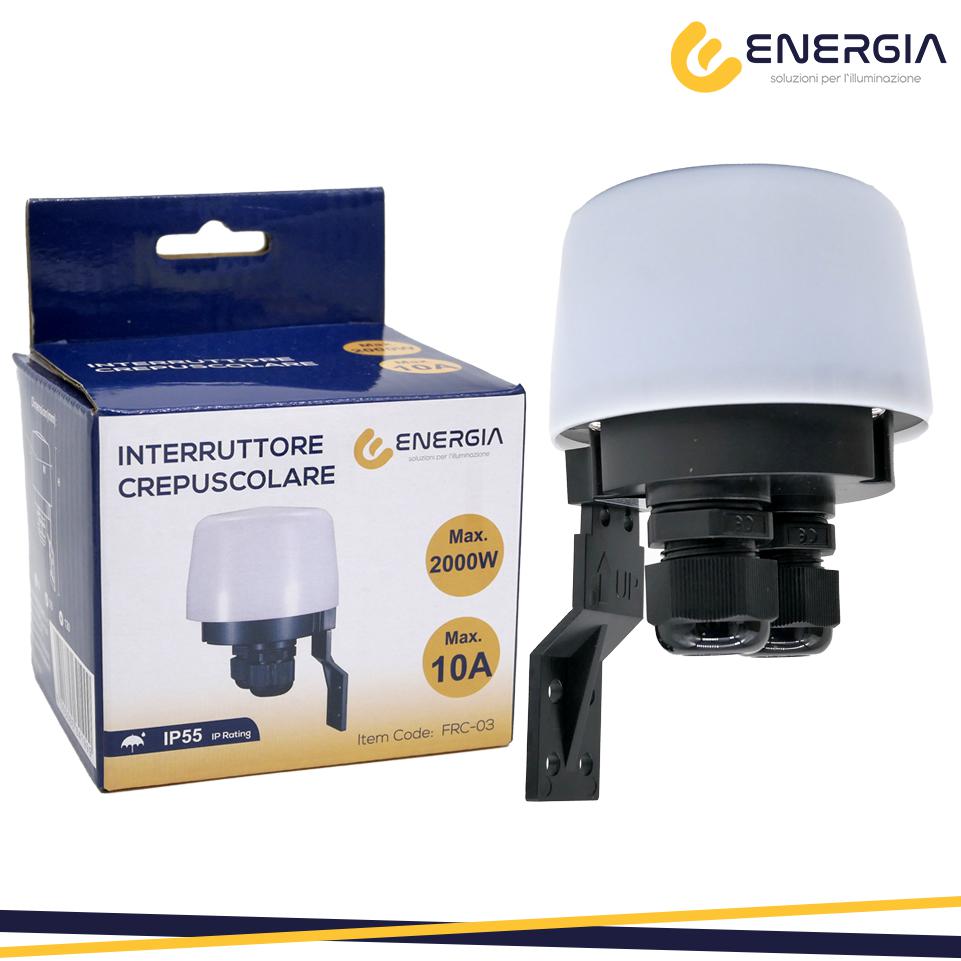 SENSORE CREPUSCOLARE MAX 2000W IP55