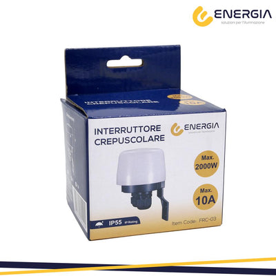 SENSORE CREPUSCOLARE MAX 2000W IP55