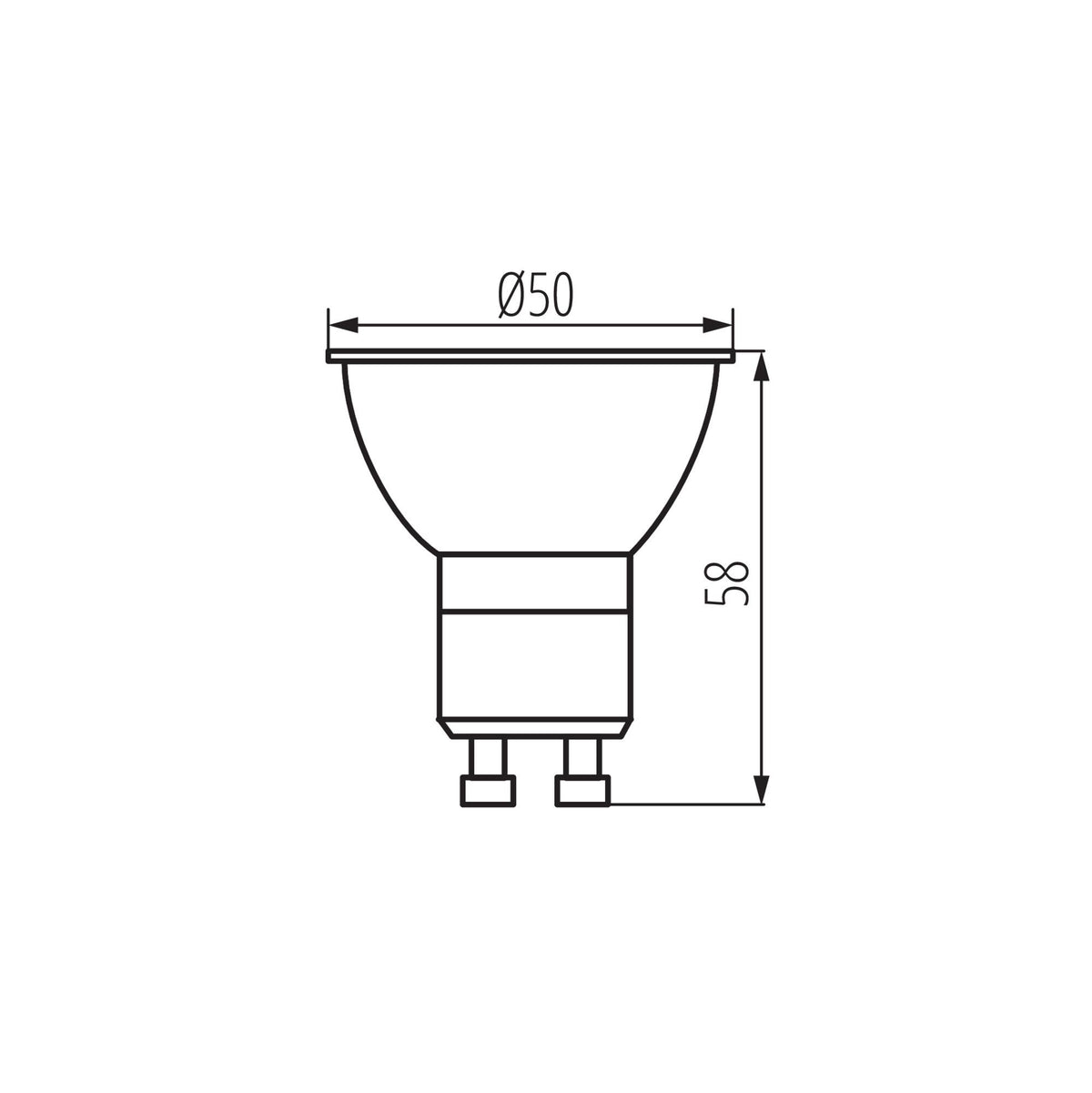 LAMPADINA LED K LED GU10 7W-NW - KANLUX