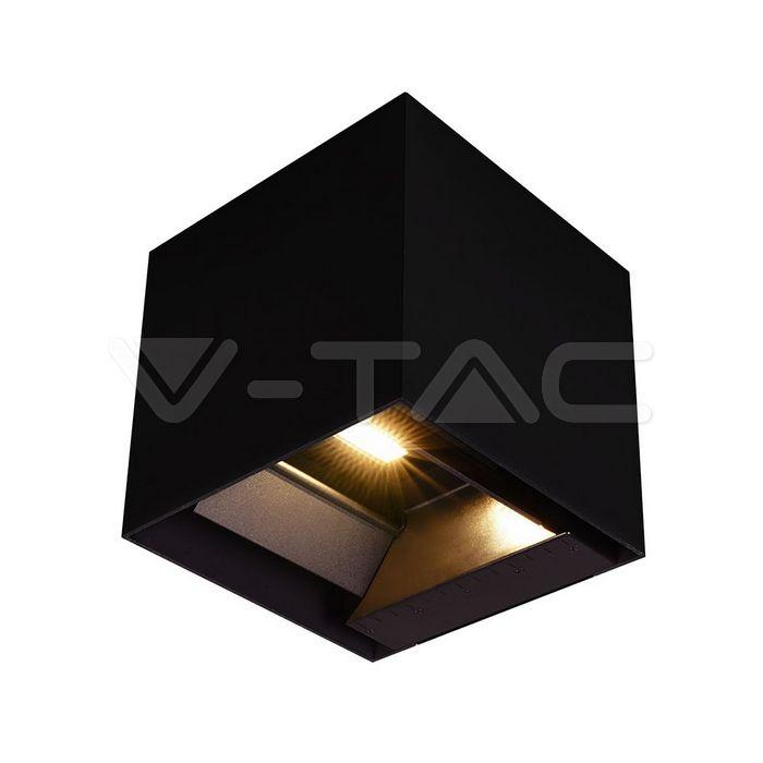 APPLIQUE LED SOLARE 9W BATTERIA 3,7V 3IN1 CORPO NERO IP65