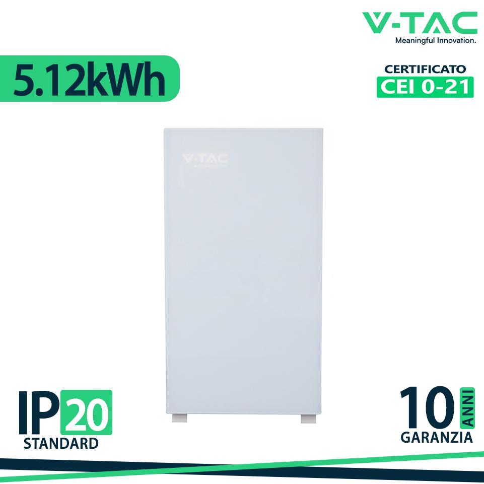5.12KWH WALL MOUNTED LITHIUM BATTERY-6000 CYCLES WHITE