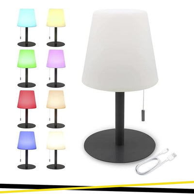 IDEINA RGB LAMPADA DA TAVOLO RICARICABILE IP44 C/TE 1W 90LM