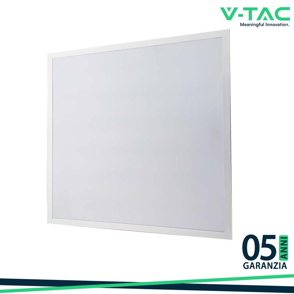 PANNELLO LED 40W 120LM/W DA INCASSO CON DRIVER PHILIPS ESTERNO INCLUSO 600X600MM BIANCO 6500K 10PZ/SET