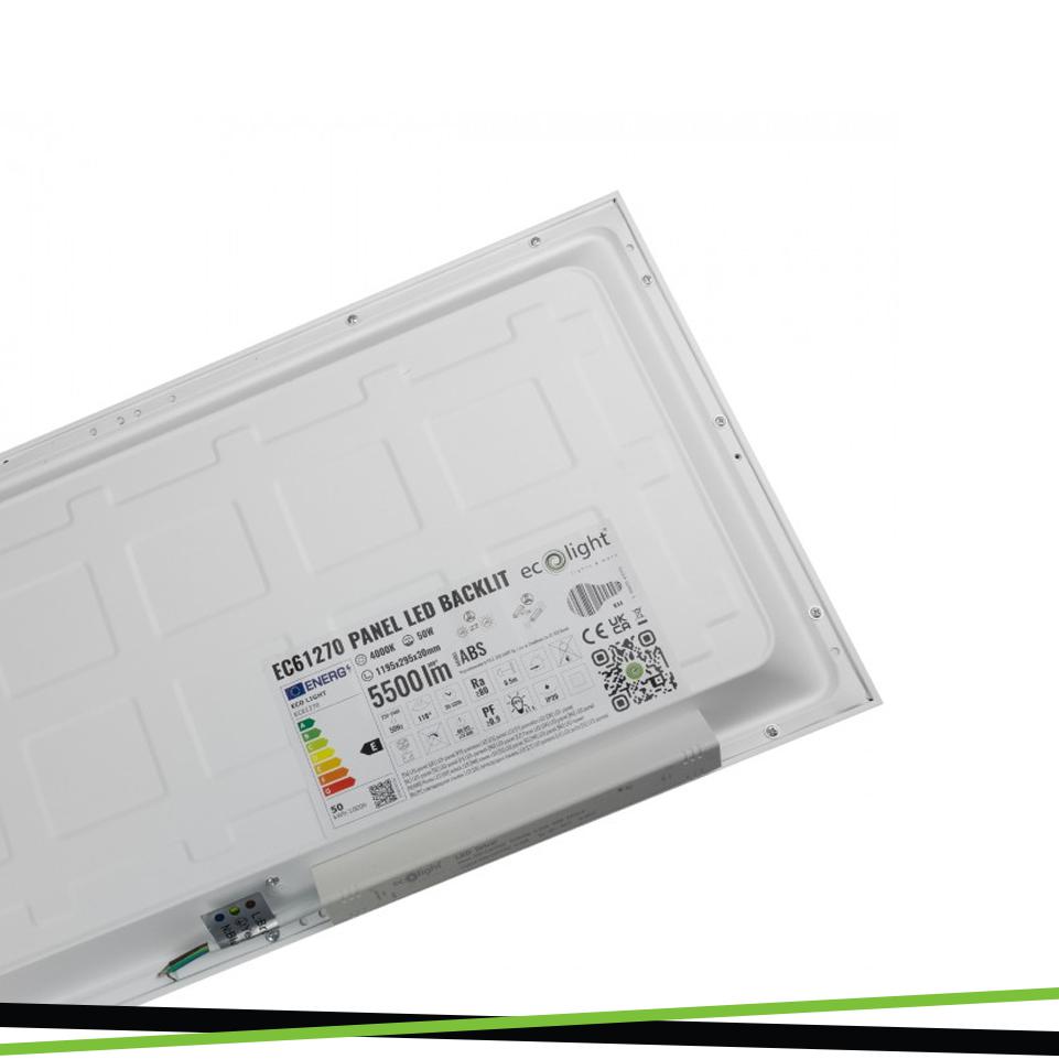 PANNELLO LED 1195X295X30 50W 4000K 5500LM