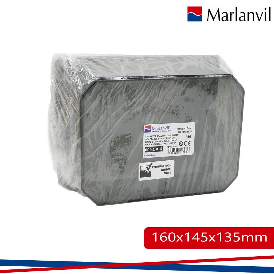 CASSETTA STAGNA IP66 160X145X135 COP. TRASPARENTE