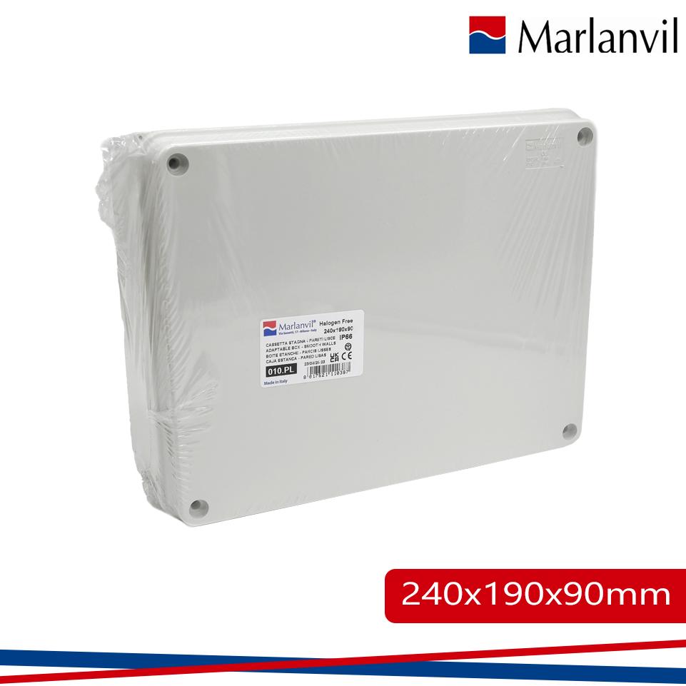 CASSETTA STAGNA IP66 240X190X90 PARETI LISCE